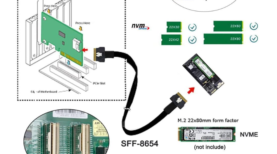 Mini SAS HD SFF-8654 internal cables