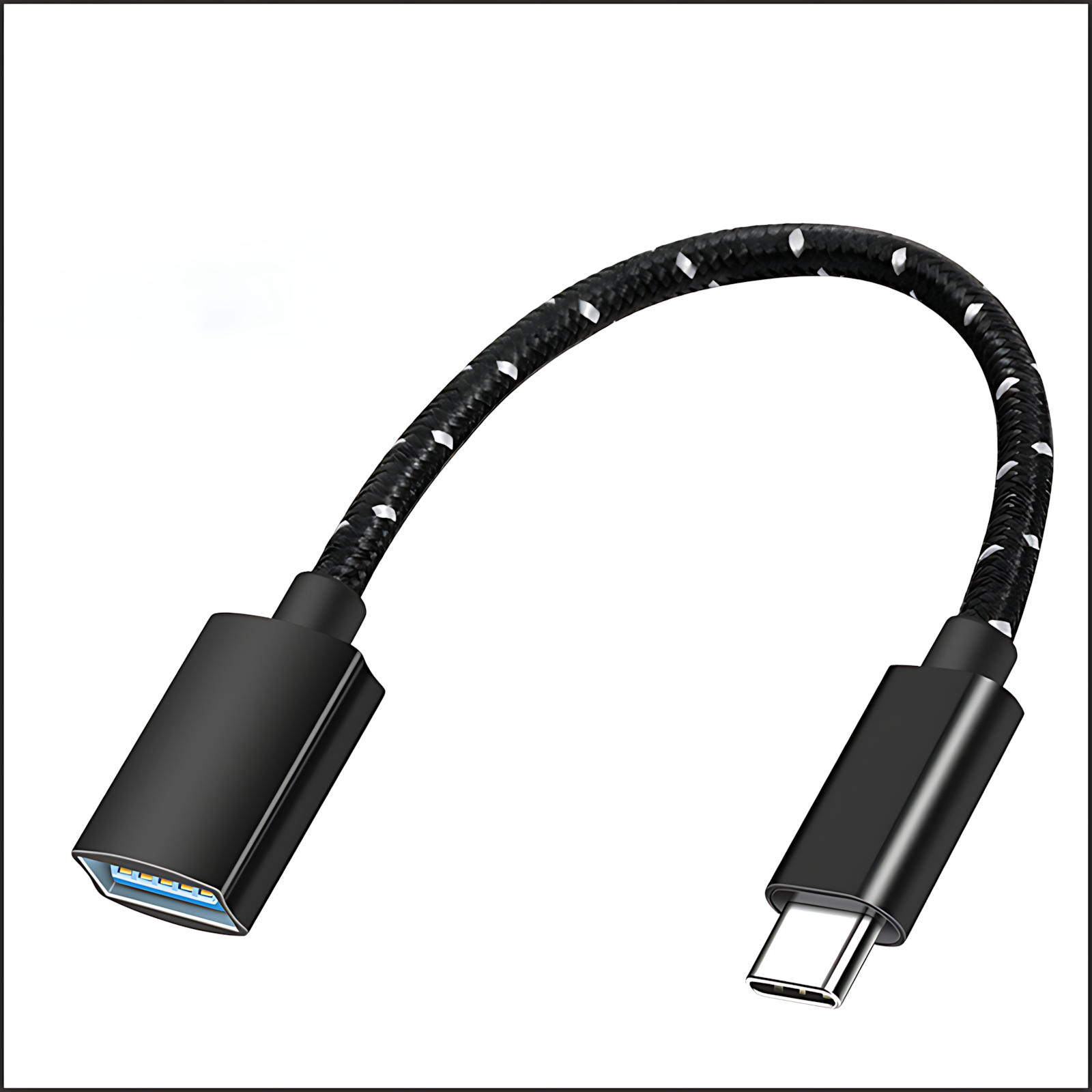 OTG adapter Type-C data cable braided wire 3.2 Type-C male to USB female extension cable OTG data cable