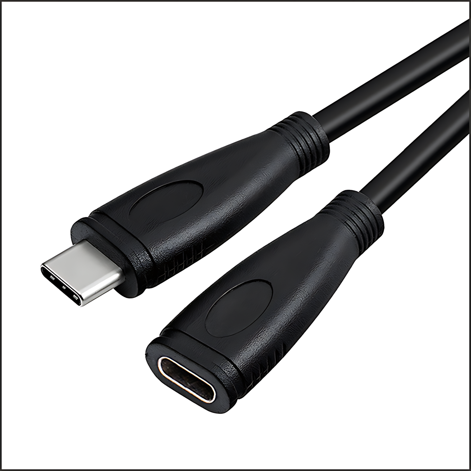 Type-C male to female extension cable, 4K projection adapter cable, audio and video data cable, expansion dock, 20Gbps connection cable