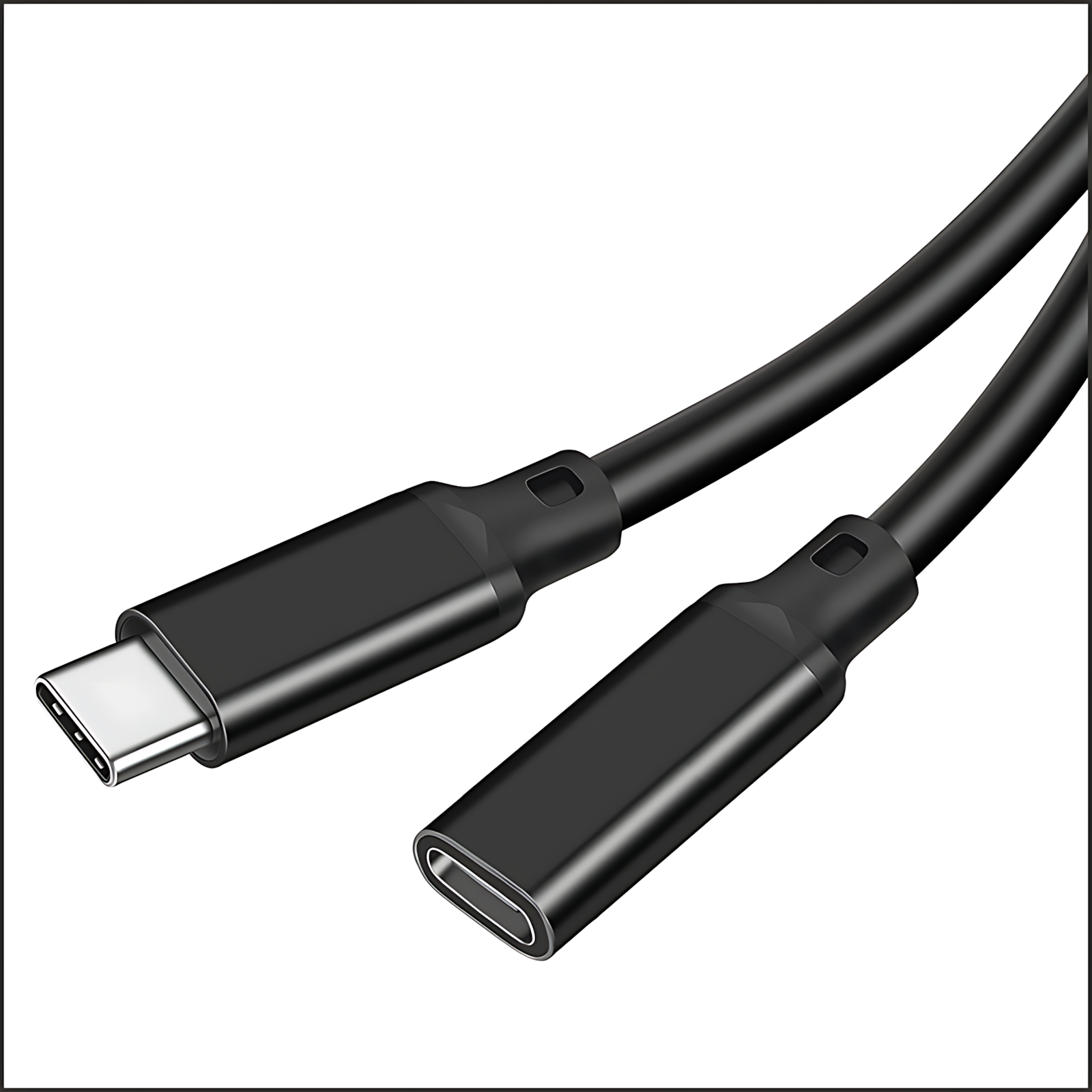 Type-C extension cable, male to female, 20Gbps, USB 3.2 data cable, 4K projection cable, hard drive extension cable