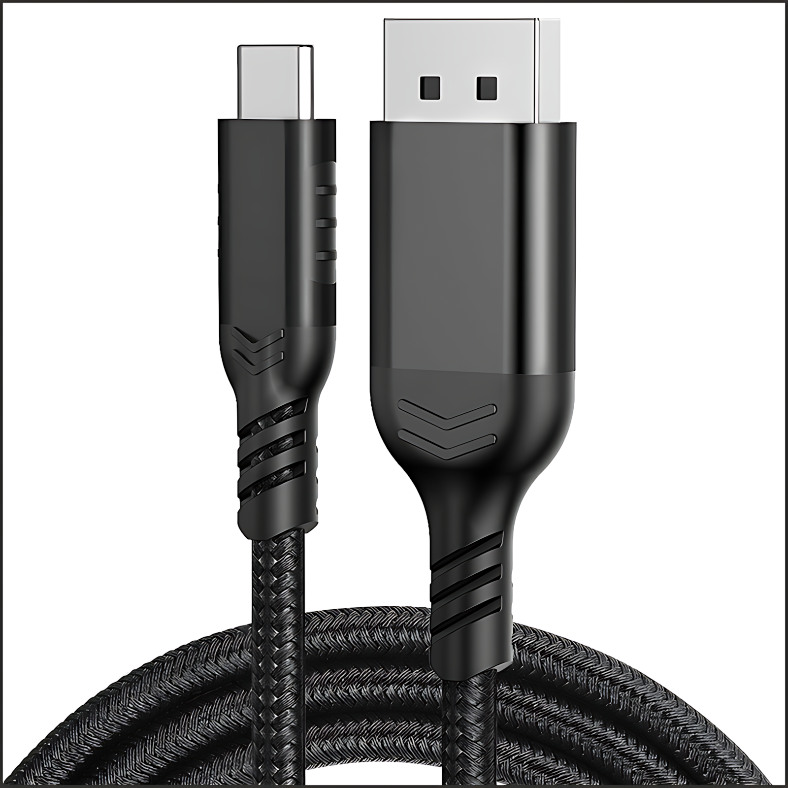 8K Ultra HD Type-C to DP1.4 8K 4K 60Hz Display Port Adapter Cable for Mobile Phones and Computers for Sharing Screen Connection via Thunderbolt