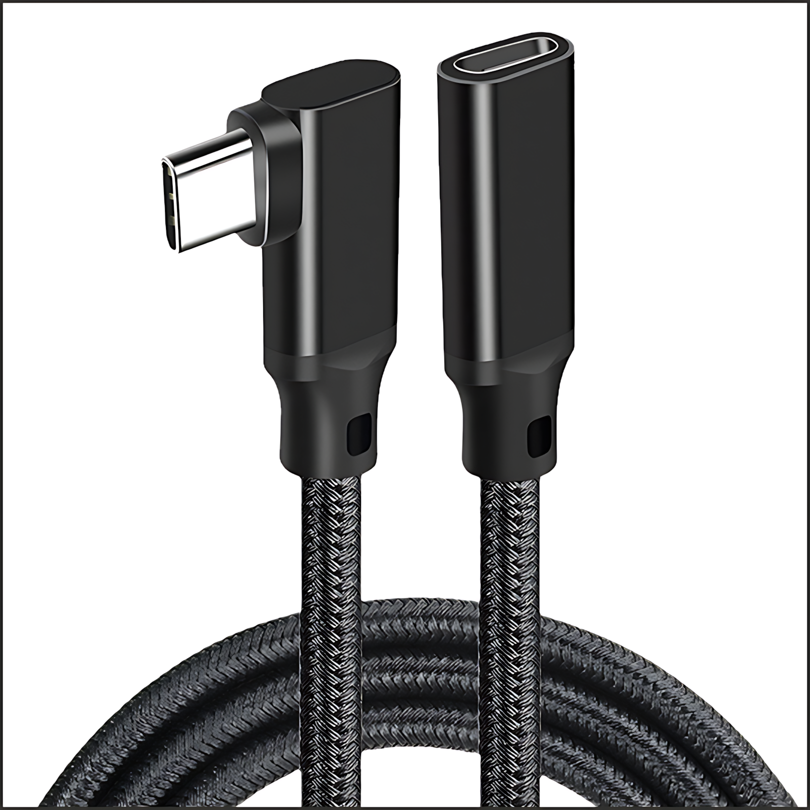 Type-C extension cable with adapter for Type-C port, 20Gbps high-speed line, 4K projection screen cable, computer and mobile phone docking station, VR cable.
