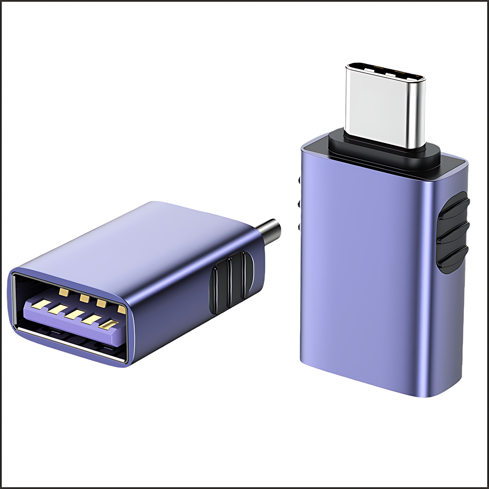 The OTG adapter and Type-C to USB converter are suitable for connecting 15-16 inch laptops to USB flash drives, hard drives, headphones, keyboards and mice.
