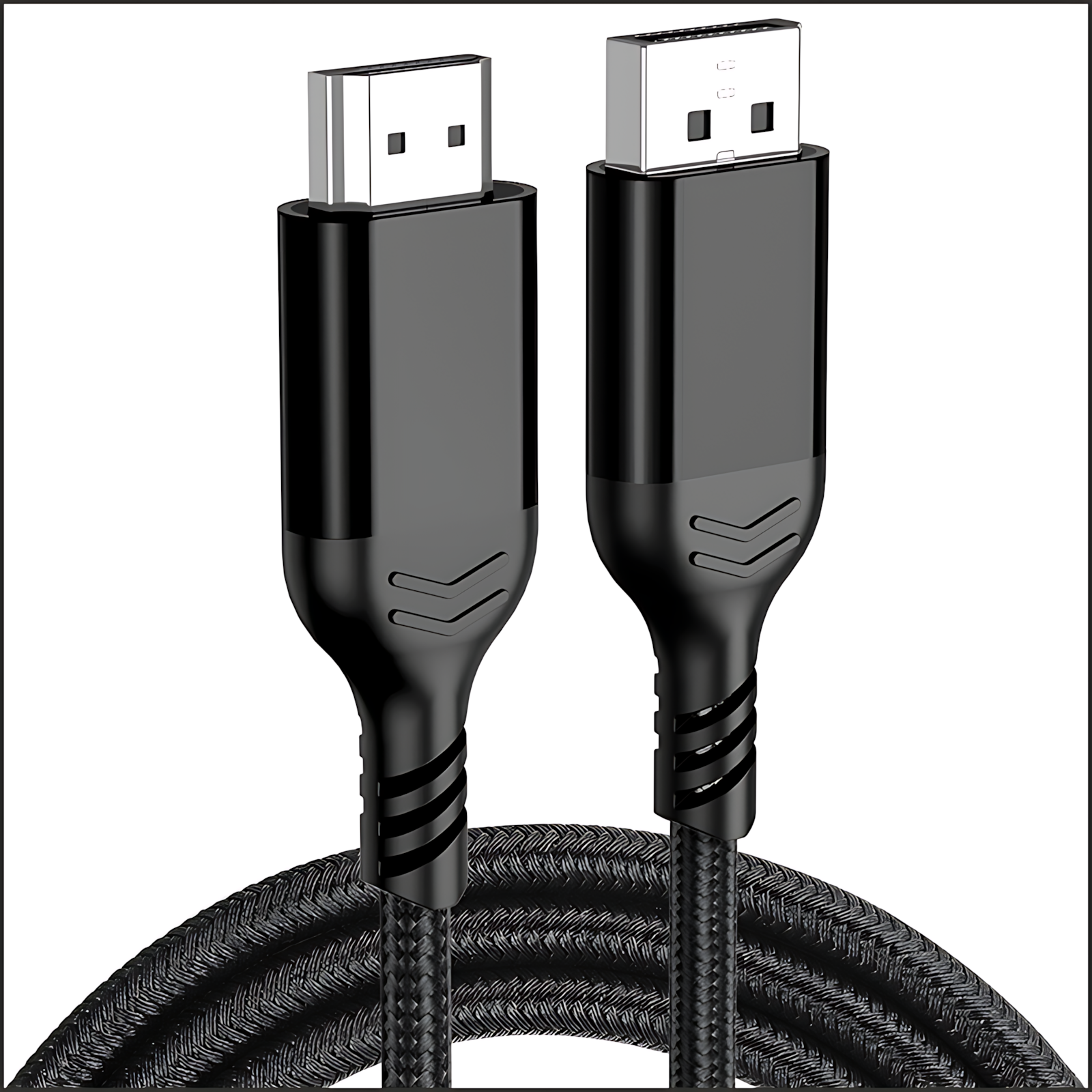 DP to HDMI Video Cable, DP Adapter Cable, Computer to TV Display Cable, 4K 30Hz 60Hz High Definition Connection Cable