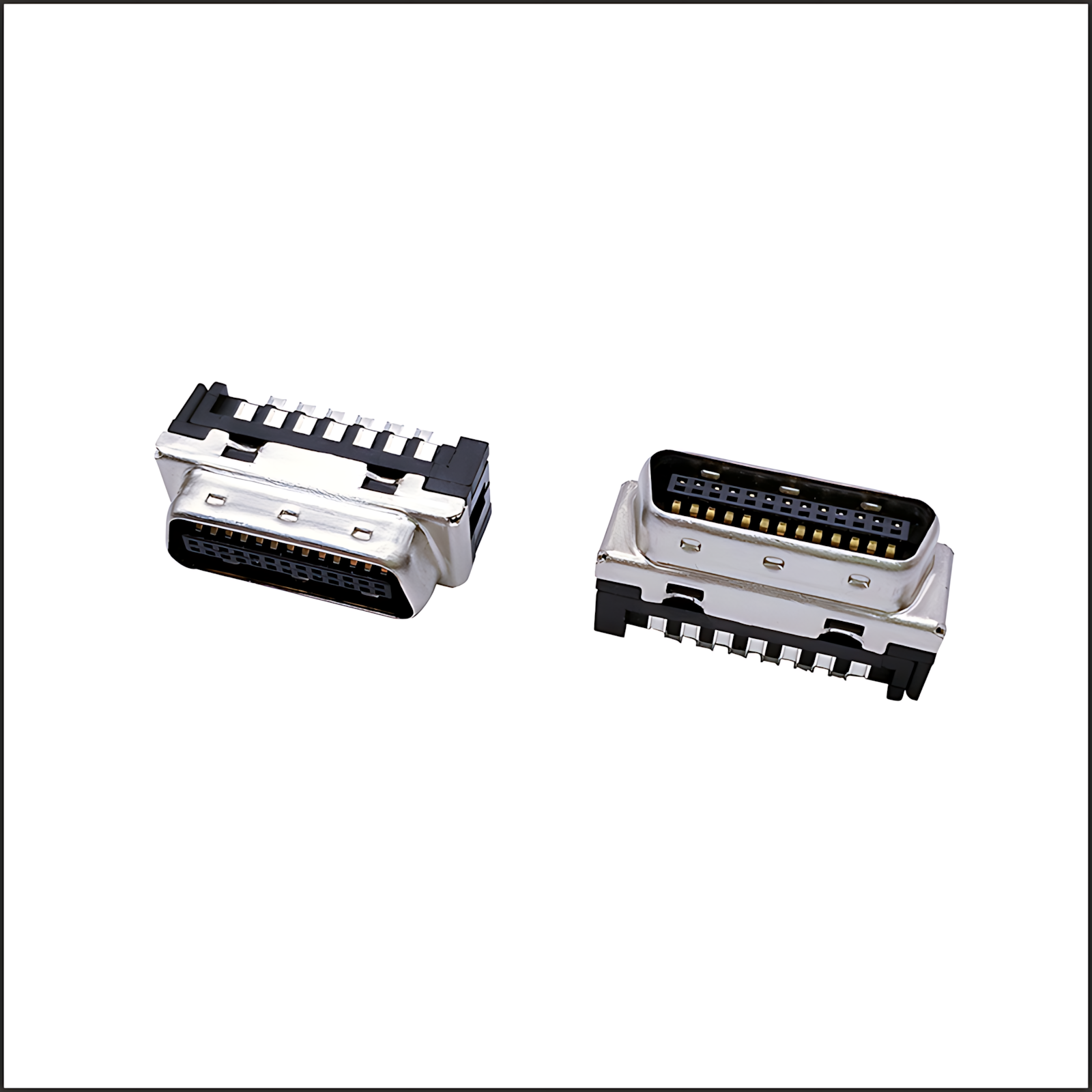 SCSI connector/MCR ribbon: SCSI 26P MALE SOLDER MOLDED TYPE