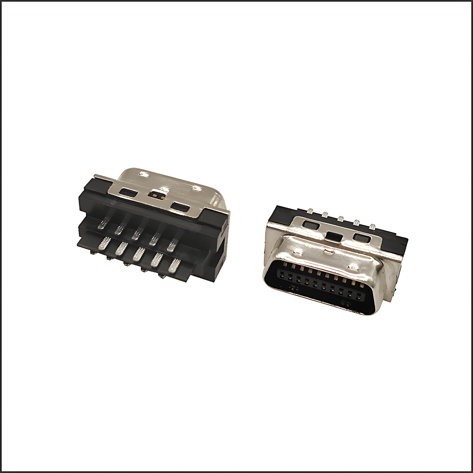 SCSI male connector / MCR ribbon cable: SCSI 20-pin male connector with soldering wire assembly body