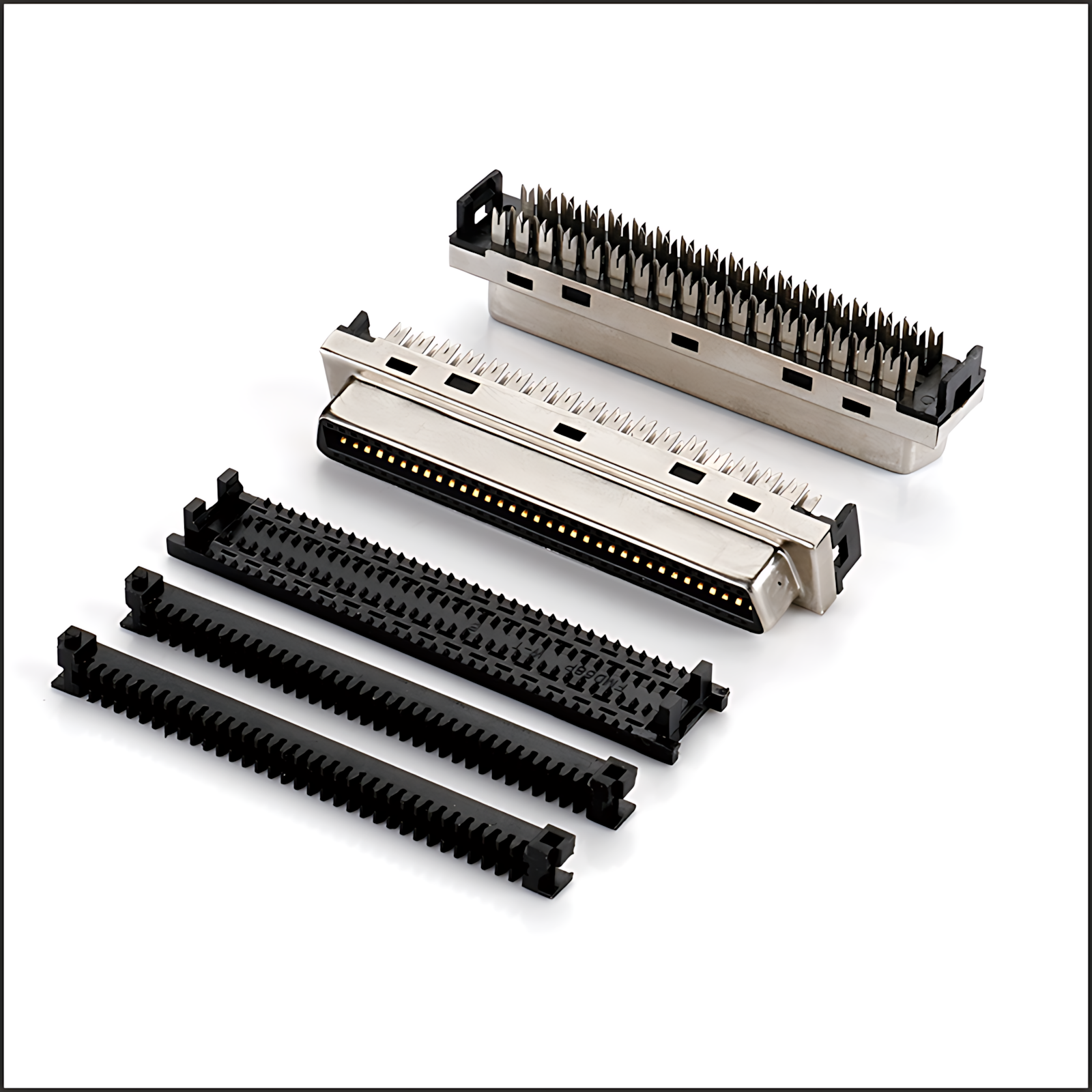 SCSI Motherboard/MCR Slot Type: SCSI 26, 36, 50, 68P FEMALE IDC Piercing Assembly Body