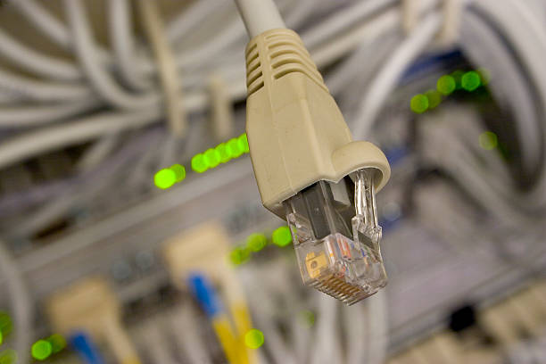 Cable on out of focus background.