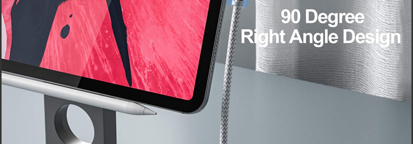 USB 2.0 C to Right Angle C Cable