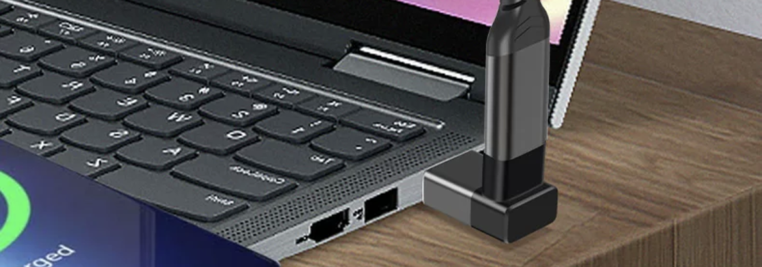USB 4 Right Angle Type C to C Female Adapter